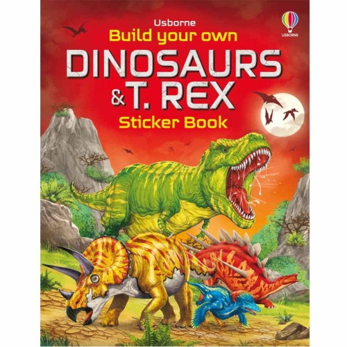 Usborne Build Your Own Dinosuars and T-rex Sticker Book